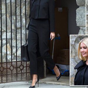 Ivanka Trump Black Ankle Pants